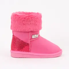 BARBIE - Bota Niña Chiporro Lentejuelas Rosado