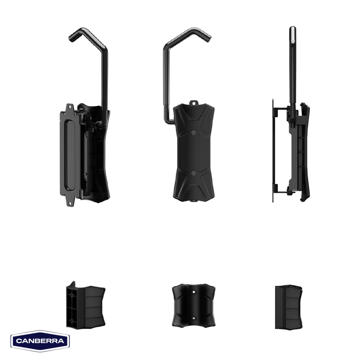 CANBERRA - Set 2 Soportes Bicicletas Muro Abatibles Canberra 1 un