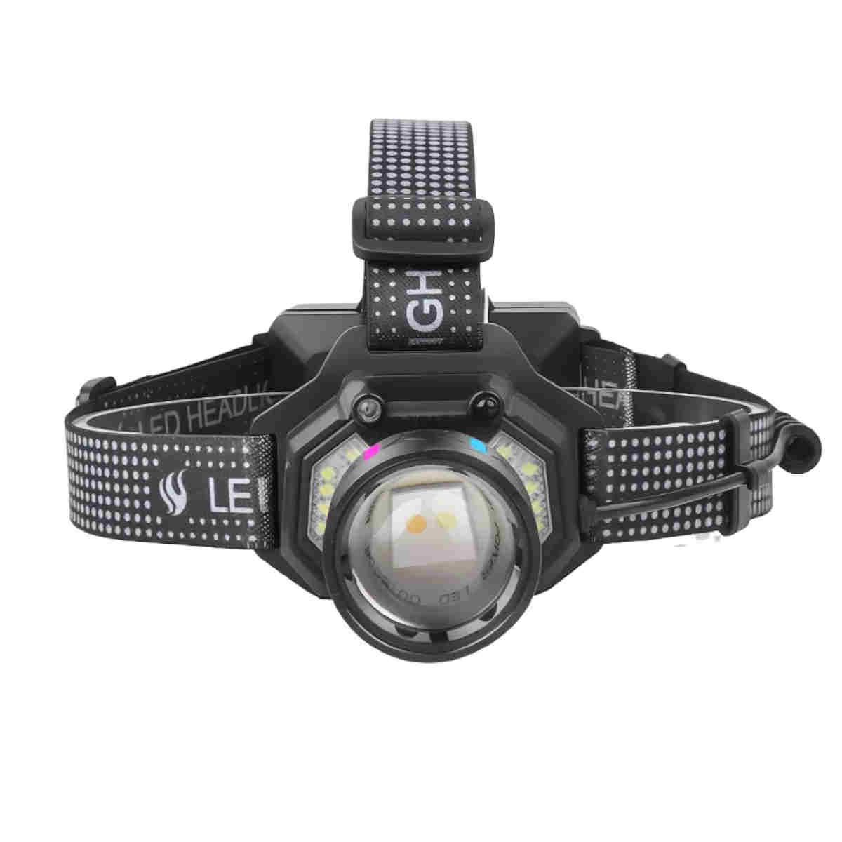 GENERICO - Focos Minero Linterna Cabeza Frontal Led Caza Luz Led Fuerte Linterna Negro Luz Blanco BELUG