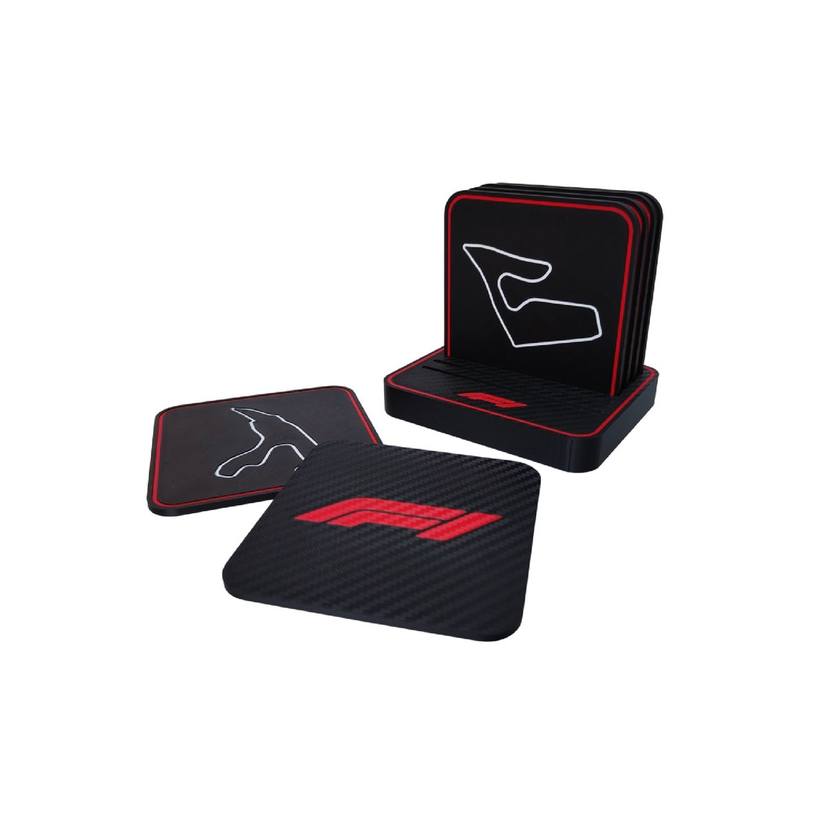 GENERICO - Set Colección Fórmula 1® 2026 Edición Limitada con Posavasos, Llavero NFC y Cuadro