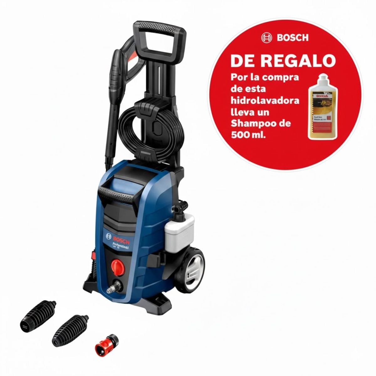 BOSCH - Hidrolavadora profesional 1500W 124bar GHP-180 Bosch
