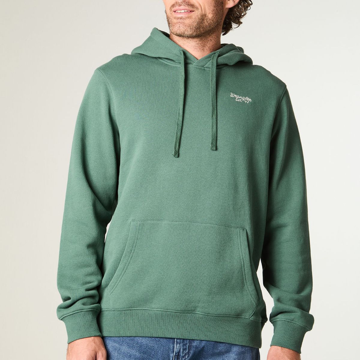 WRANGLER - Poleron Hombre Hoodie Reg Regular Fit Verde
