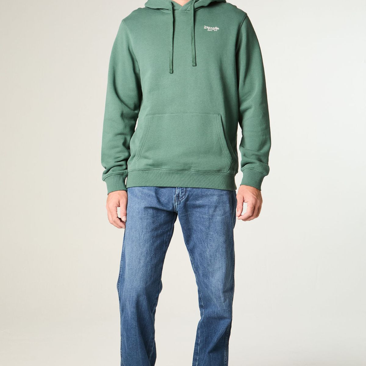 WRANGLER - Poleron Hombre Hoodie Reg Regular Fit Verde