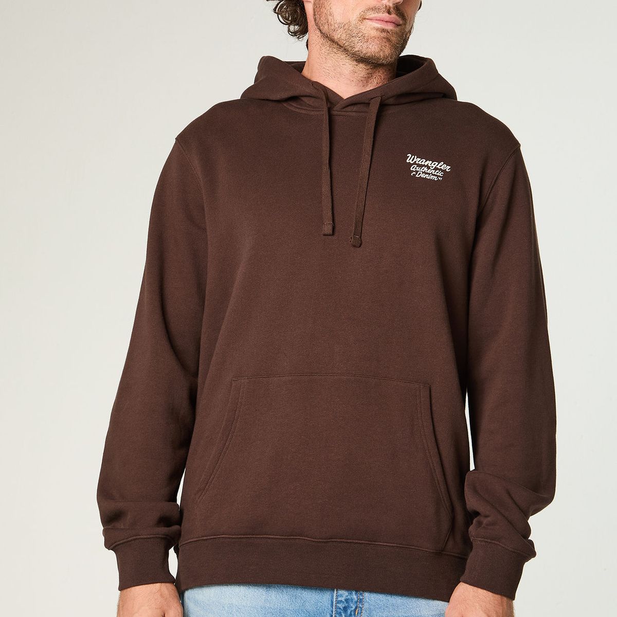 WRANGLER - Poleron Hombre Hoodie Reg Regular Fit Café