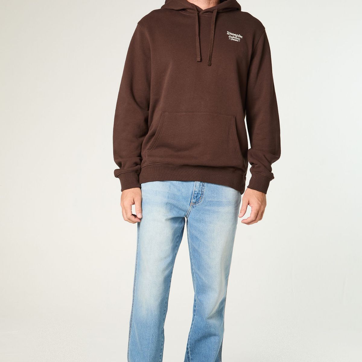 WRANGLER - Poleron Hombre Hoodie Reg Regular Fit Café