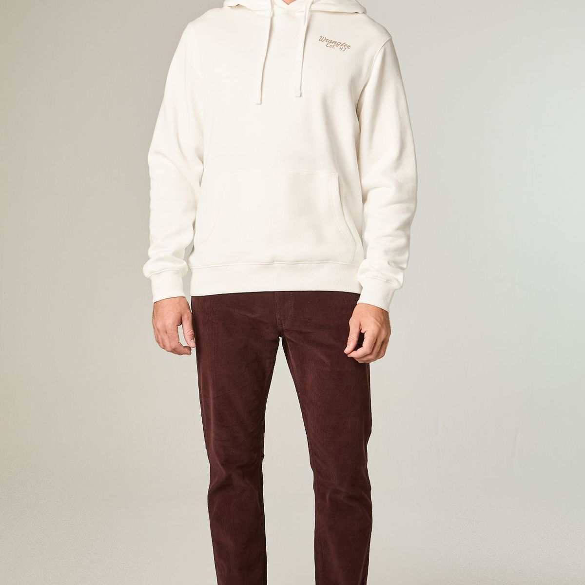 WRANGLER - Poleron Hombre Hoodie Reg Regular Fit Blanco