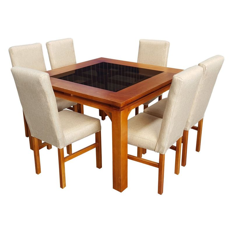 MUEBLES KATALAN - Juego Comedor Javi 6 Sillas
