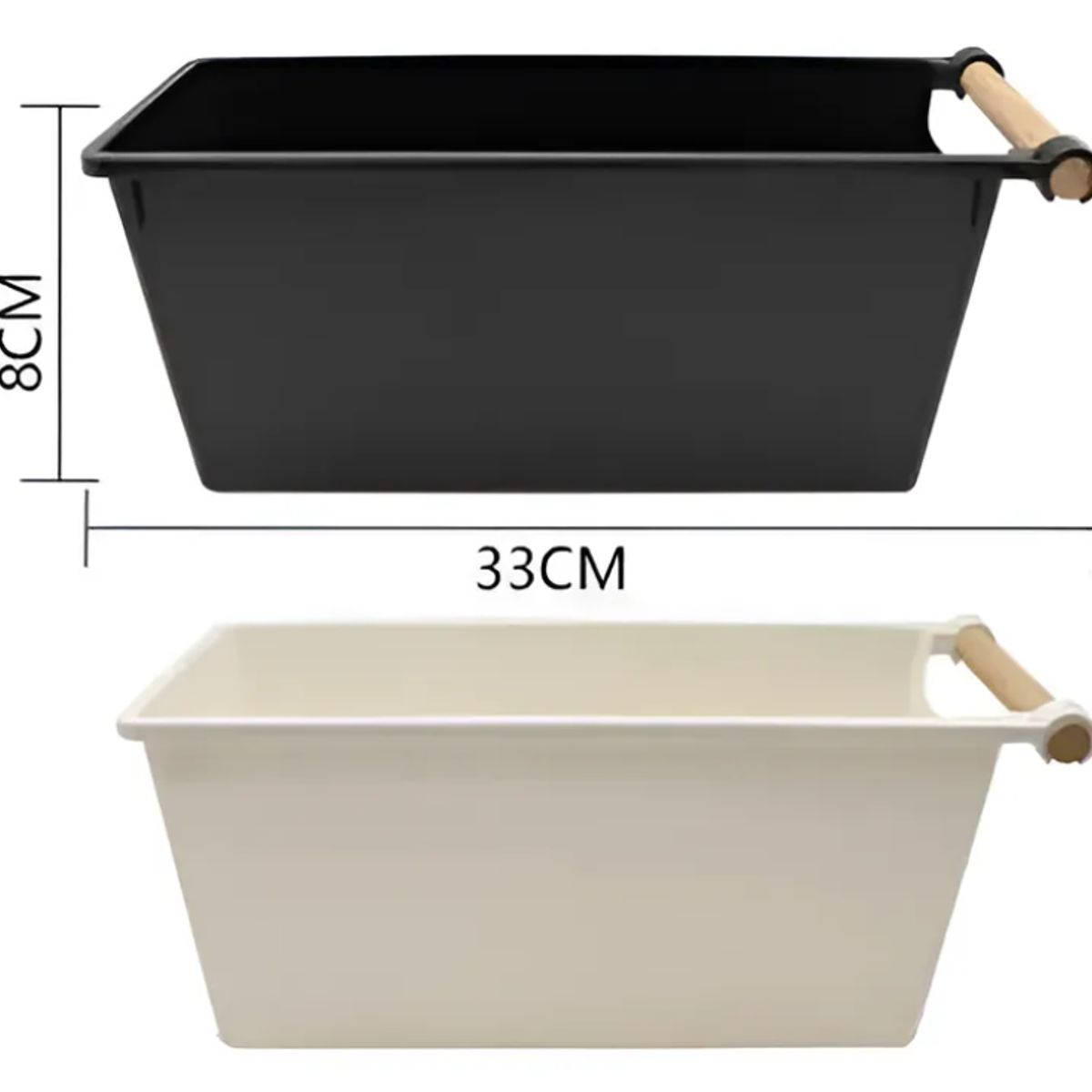 GENERICO - Canasto Organizador Plástico Multiuso 33cm