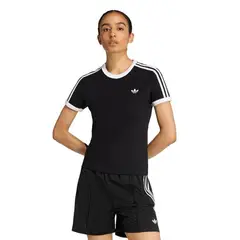 ADIDAS - Polera Mujer 3 TIRAS ENTALLADA Blanco