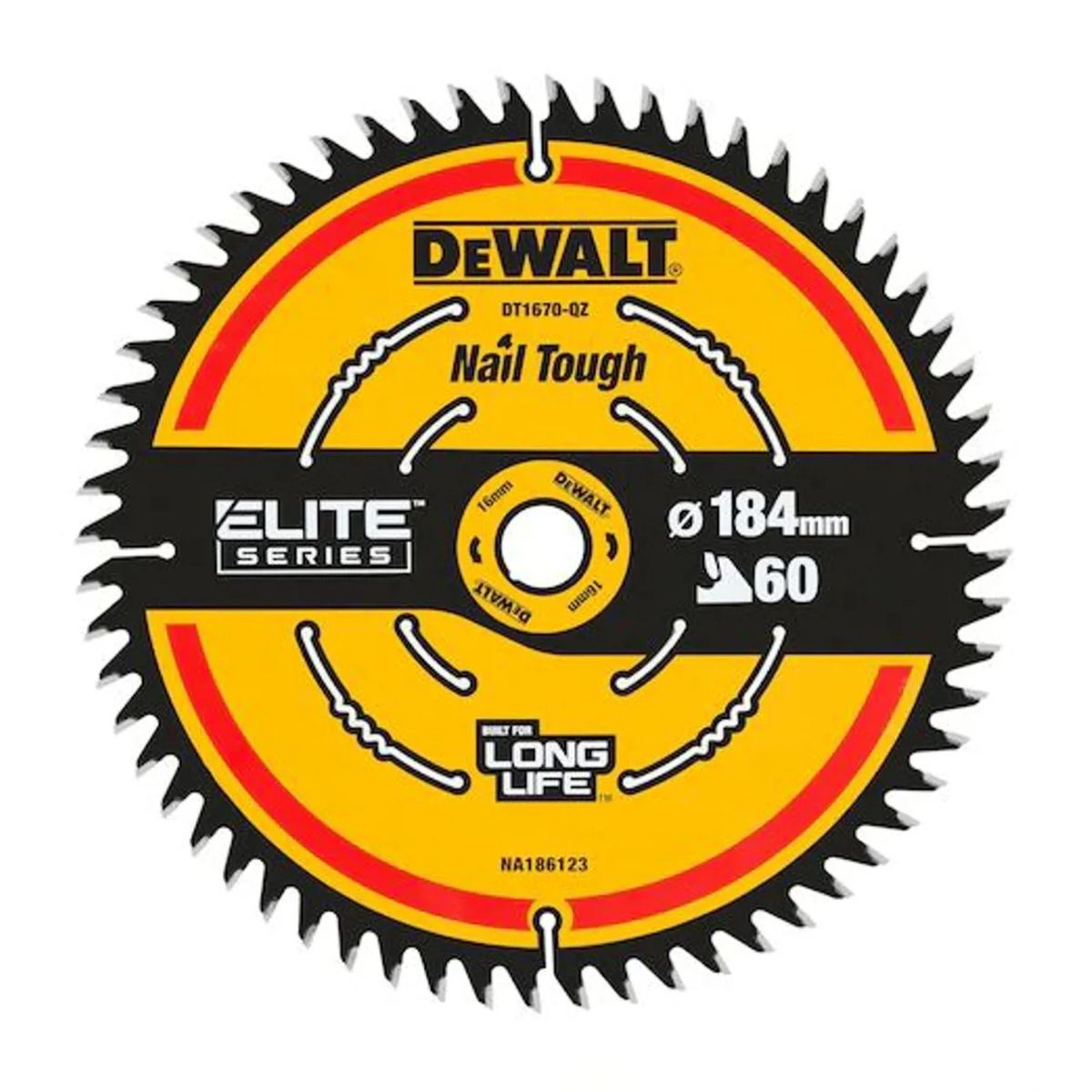 DEWALT - Disco Sierra 7 1/4" 60 Dientes Madera Dewalt DT1670-QZ