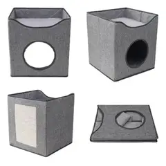 GENERICO - Cama Casa Plegable Grande Para Mascotas Gatos Perros