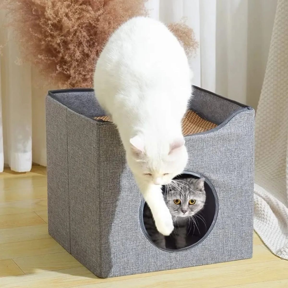 GENERICO - Cama Casa Plegable Grande Para Mascotas Gatos Perros