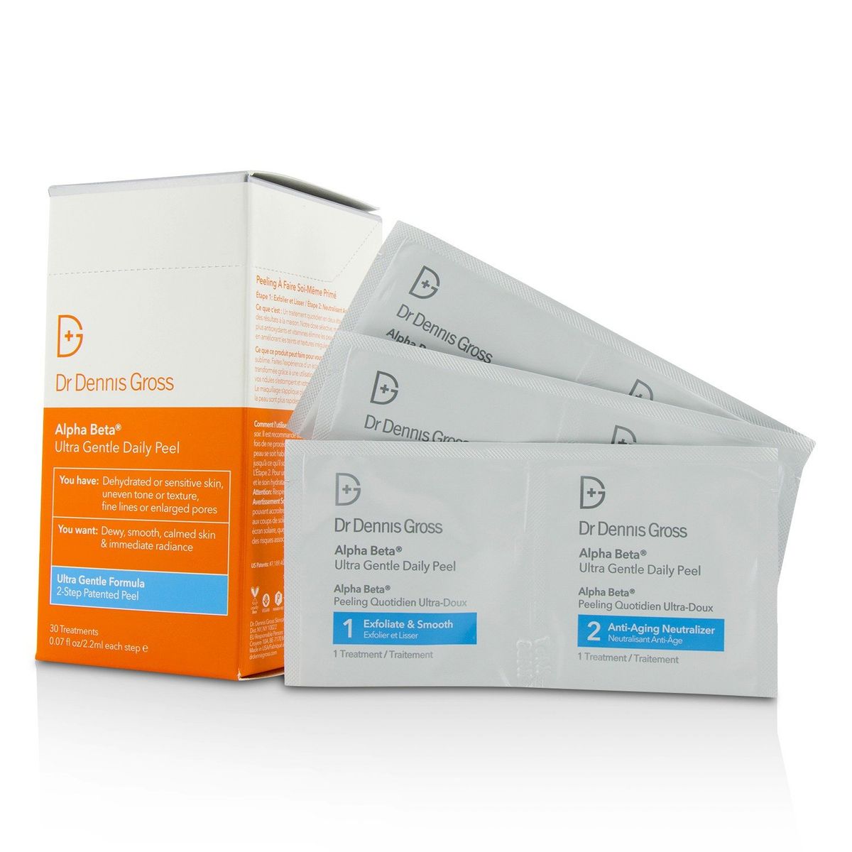DR DENNIS GROSS - Alfa Beta Ultra Suave Peeling Diario para Piel Sensible - Dr Dennis