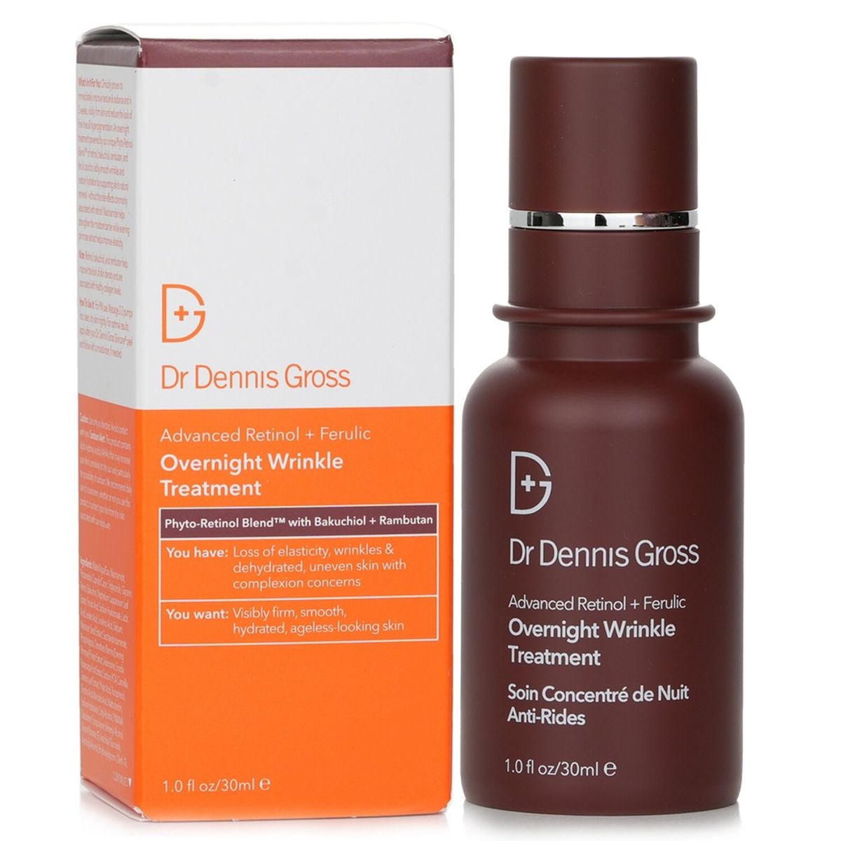 DR DENNIS GROSS - Tratamiento avanzado de Retinol + Ferúlico durante la Noche contra las Arrugas - Dr Dennis