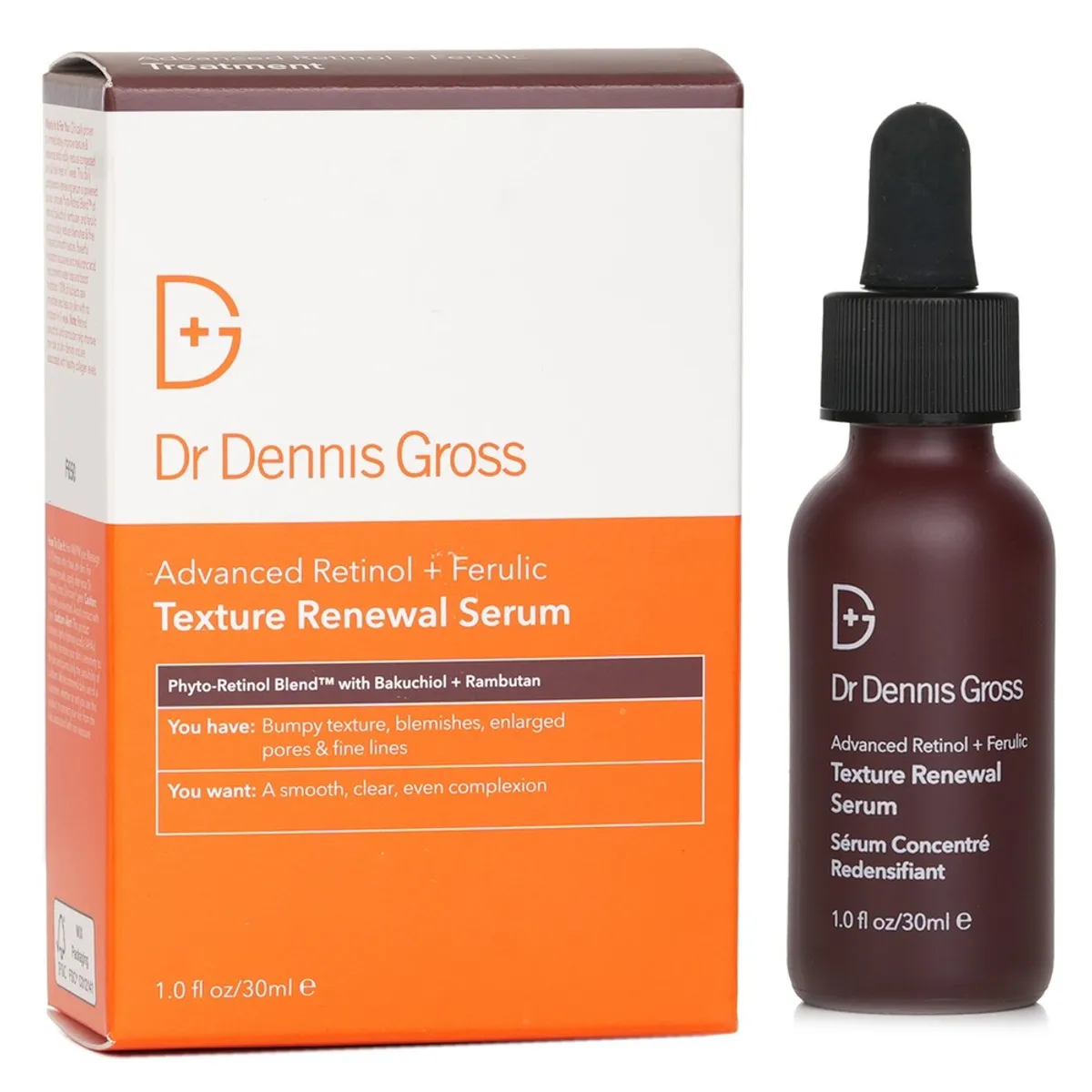 DR DENNIS GROSS - Sérum avanzado de renovación de textura con retinol + ferúlico - Dr Dennis