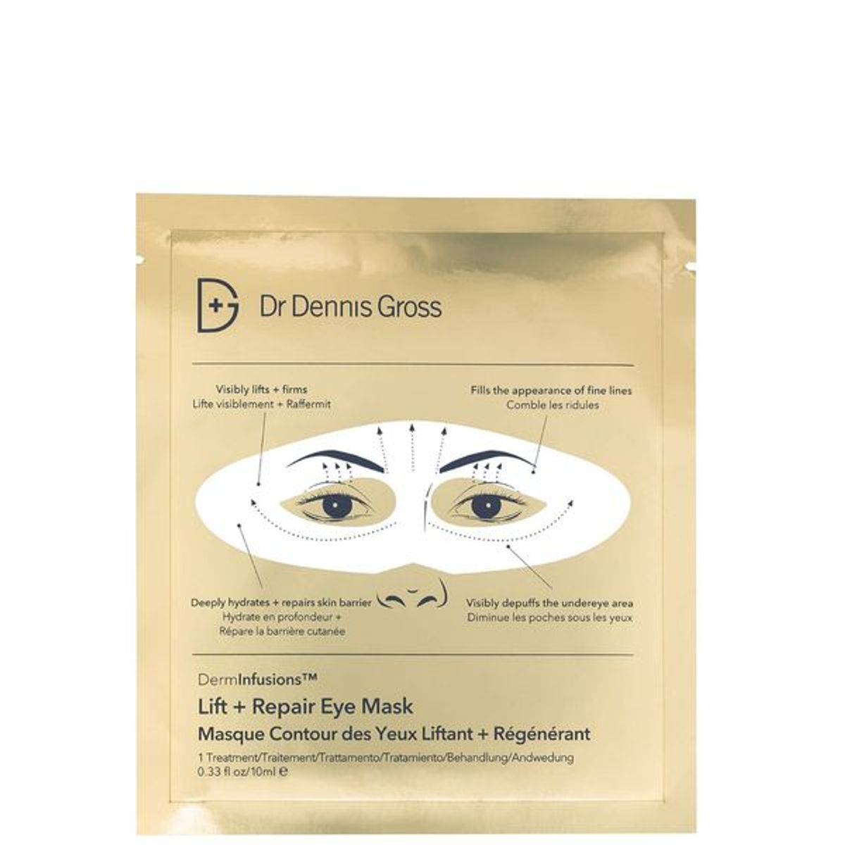 DR DENNIS GROSS - Mascarilla ocular DermInfusions Lift + Repair - 10ml Dr Dennis