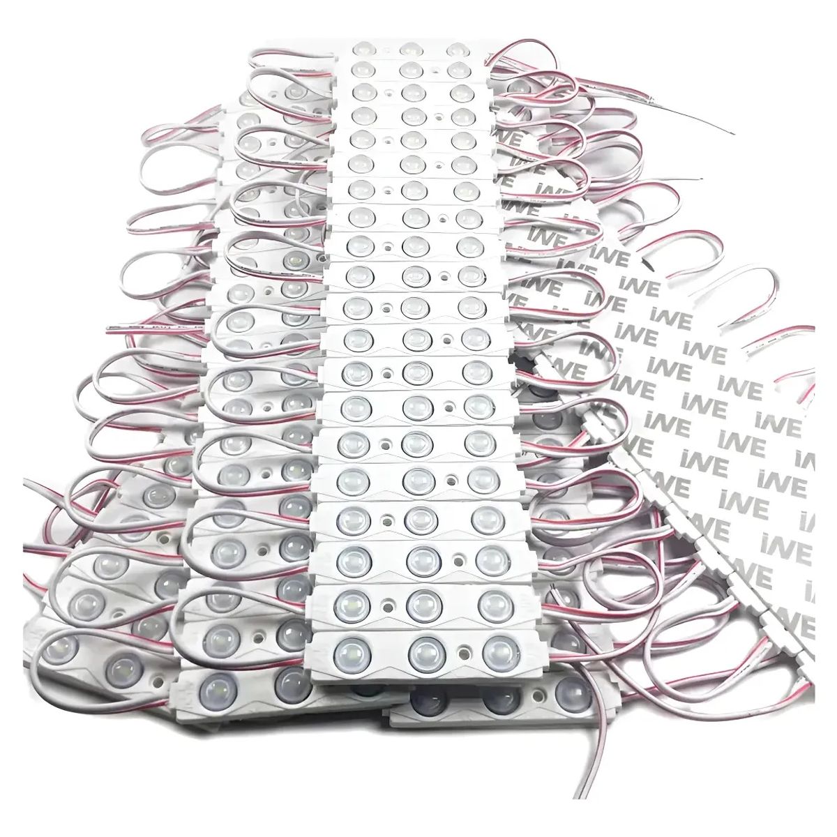 WANT - Pack 200 Módulos Led 12v 1.2w 2835 Luz Neutra