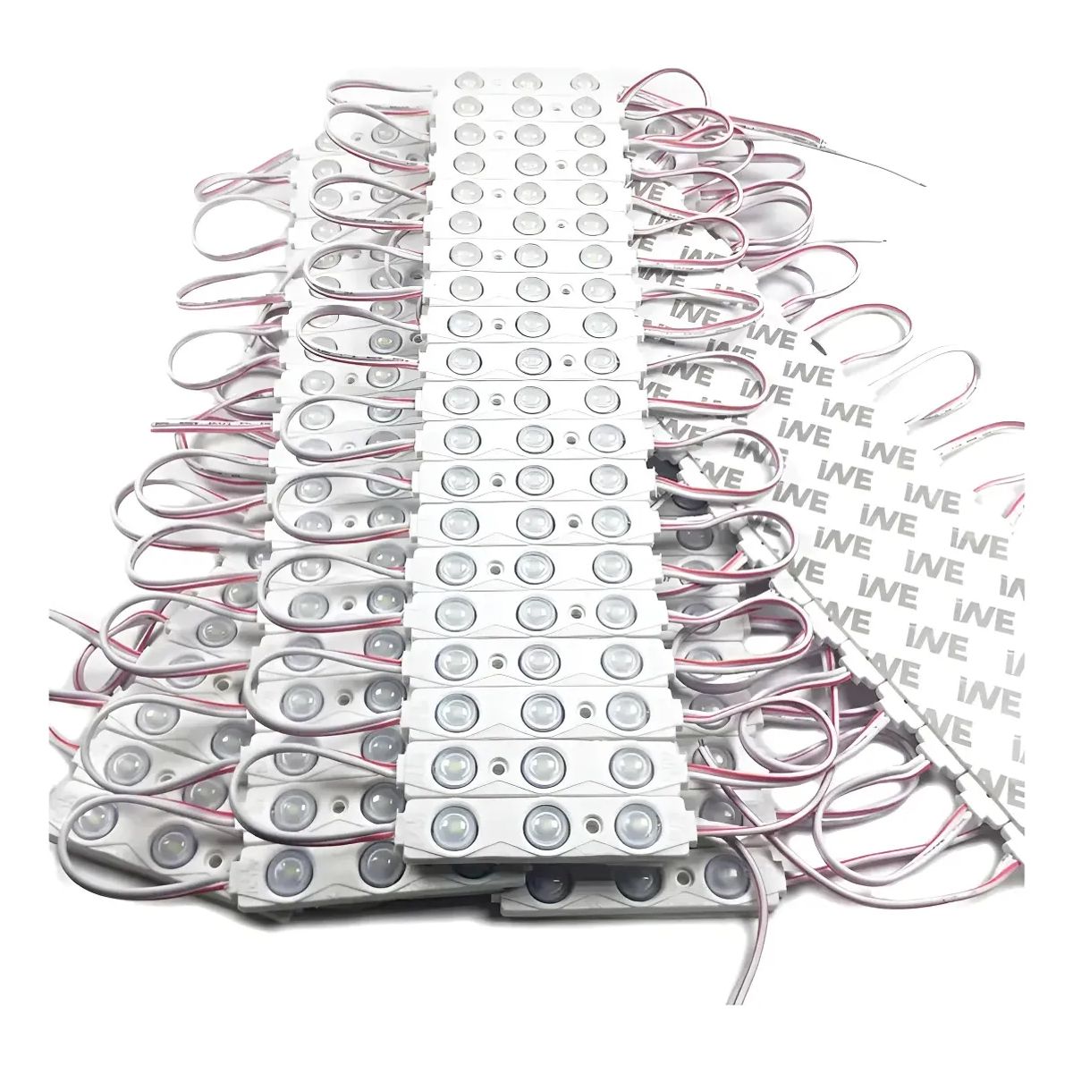 WANT - Pack 200 Módulos Led 12v 1.2w 2835 Luz Neutra