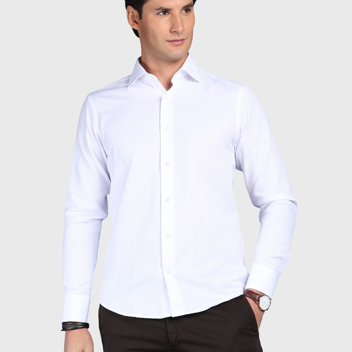 ARROW - Camisa Lisa Slim Fit Blanco Arrow ARROW