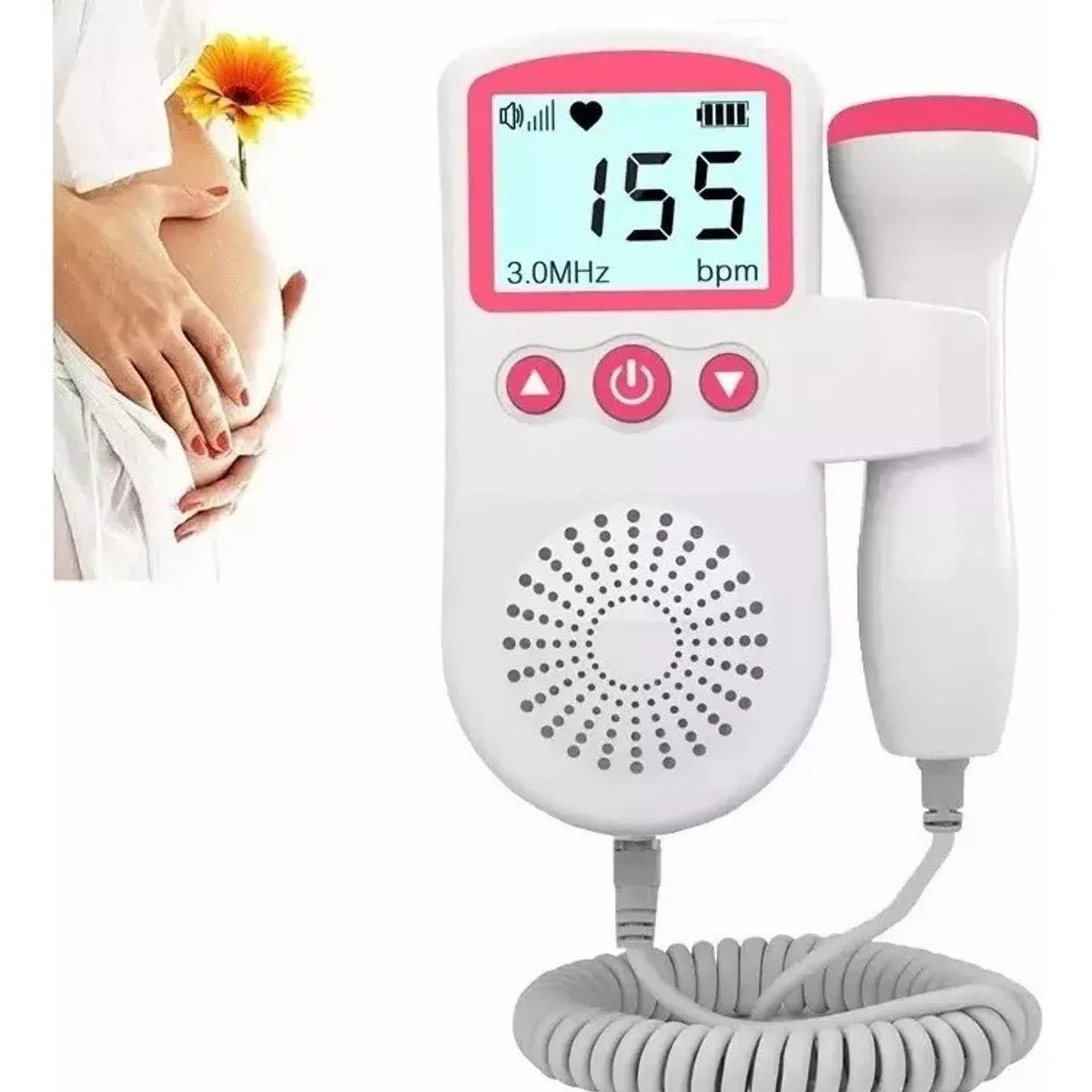 GENERICO - Monitor Fetal Doppler Portatil Latidos Fetales