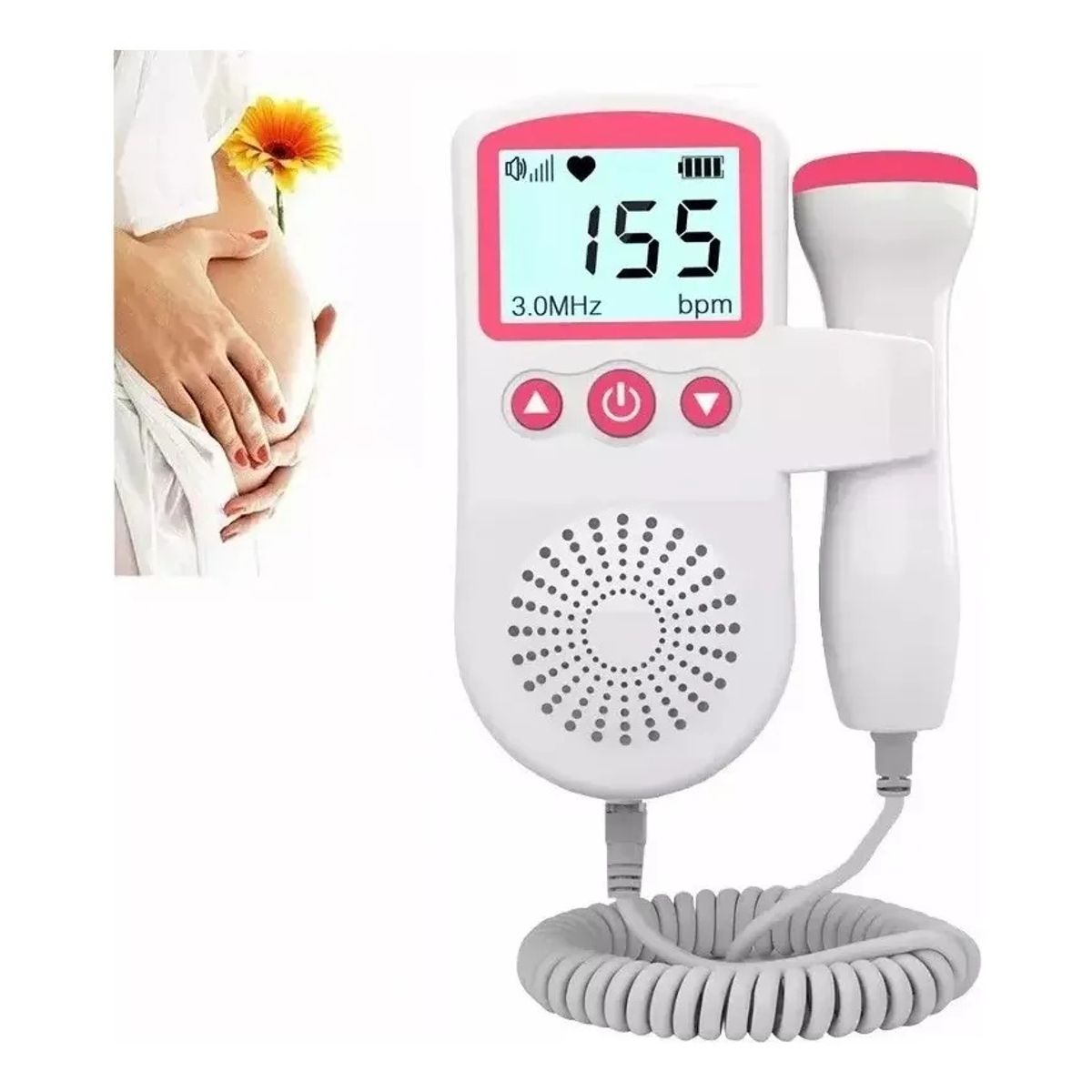 GENERICO - Monitor Fetal Doppler Portatil Latidos Fetales