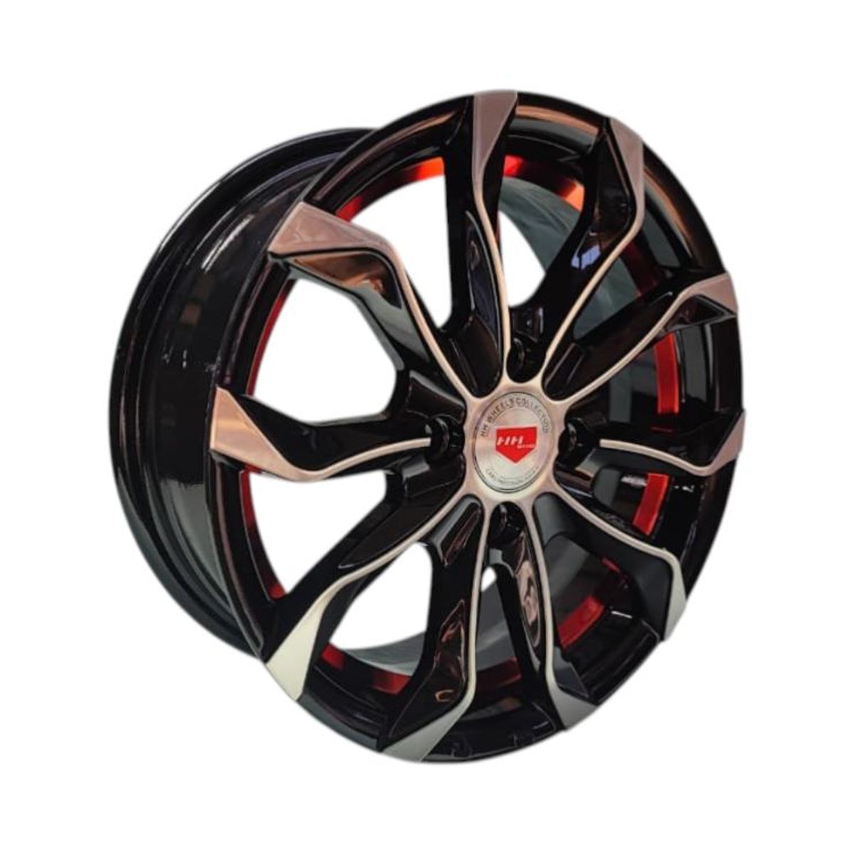 GENERICO - Juego de Llantas 14x5.5 4x100 Et38 BP RED UNDERCUT 2228