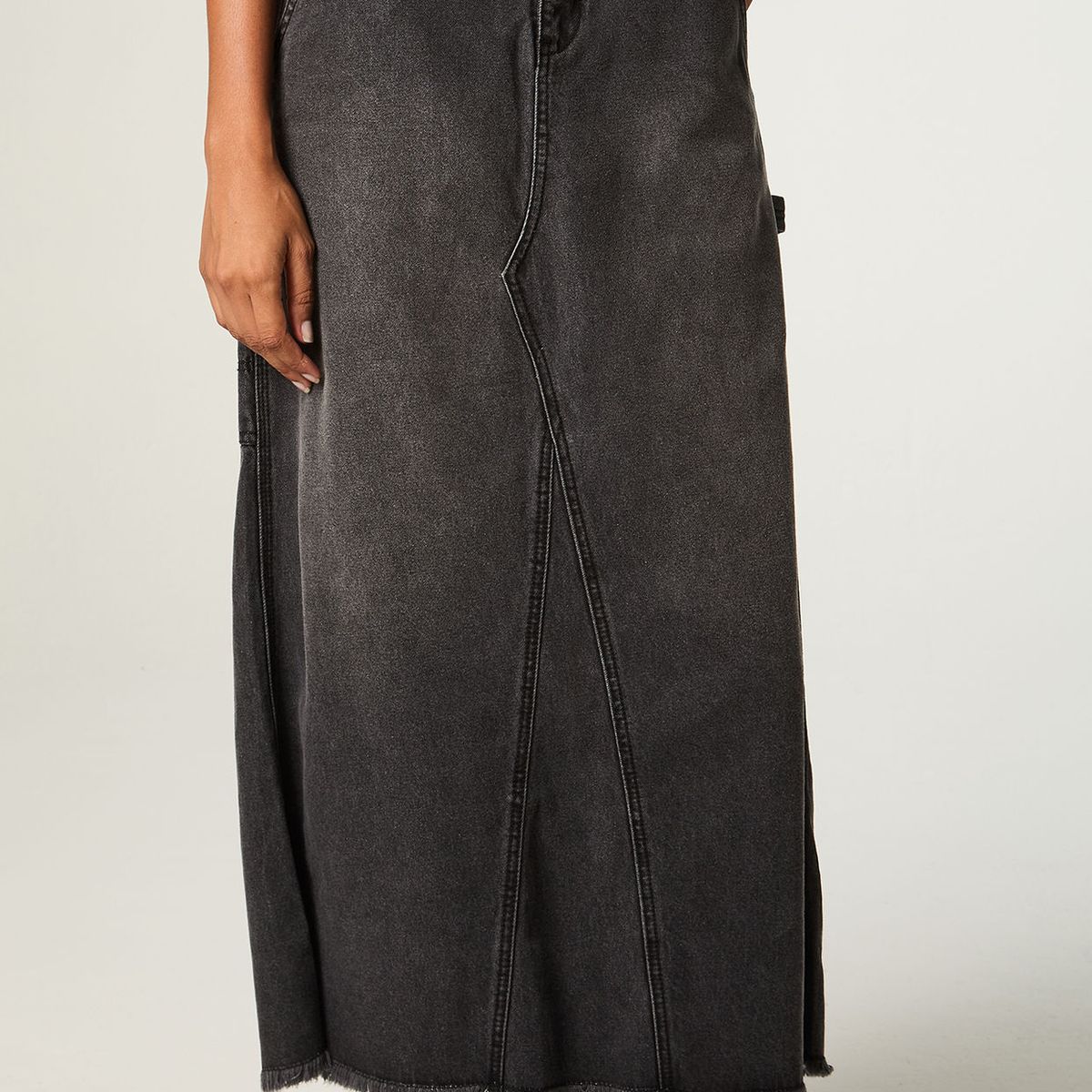 LEE - Falda Mujer Loose Negro Carpenter
