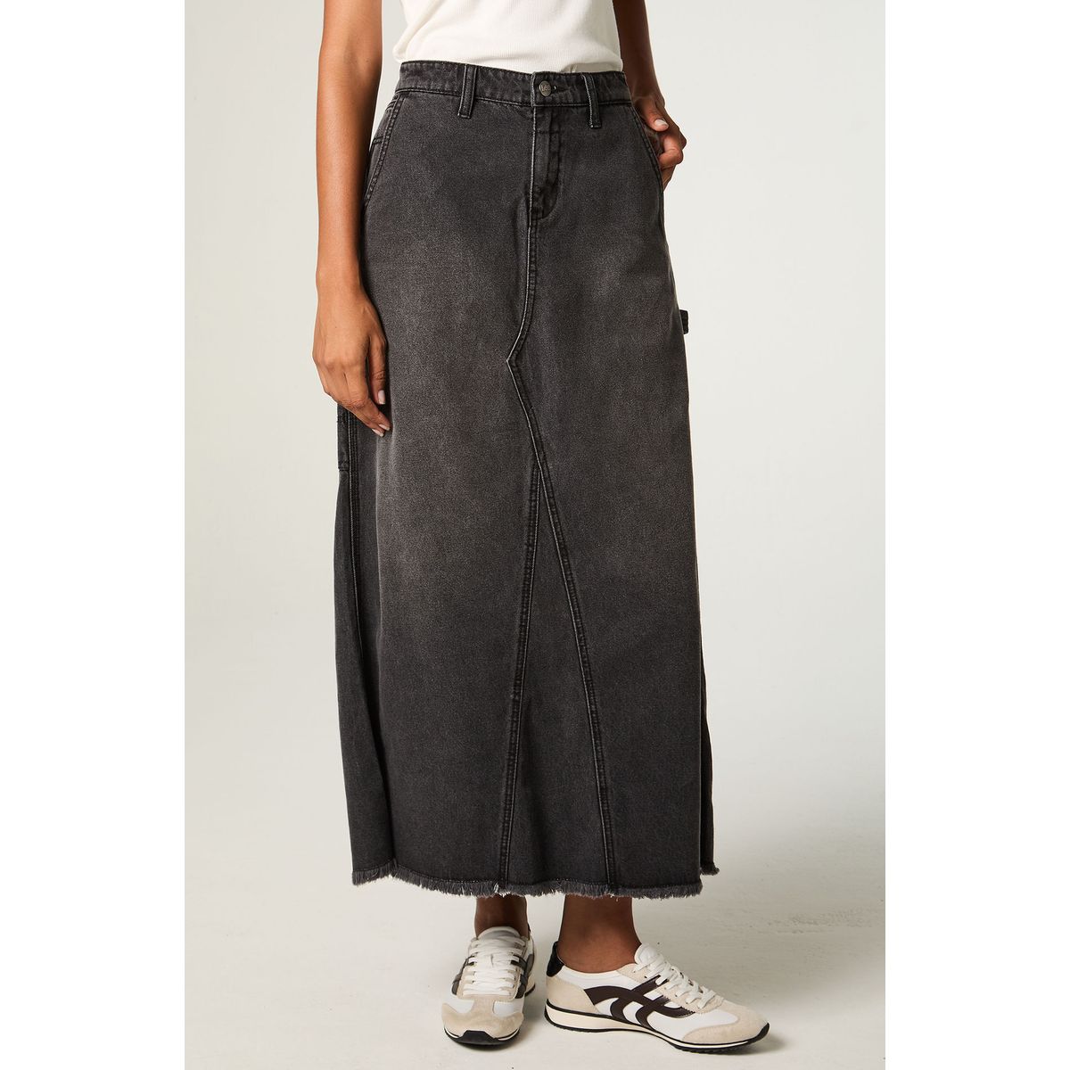 LEE - Falda Mujer Loose Negro Carpenter