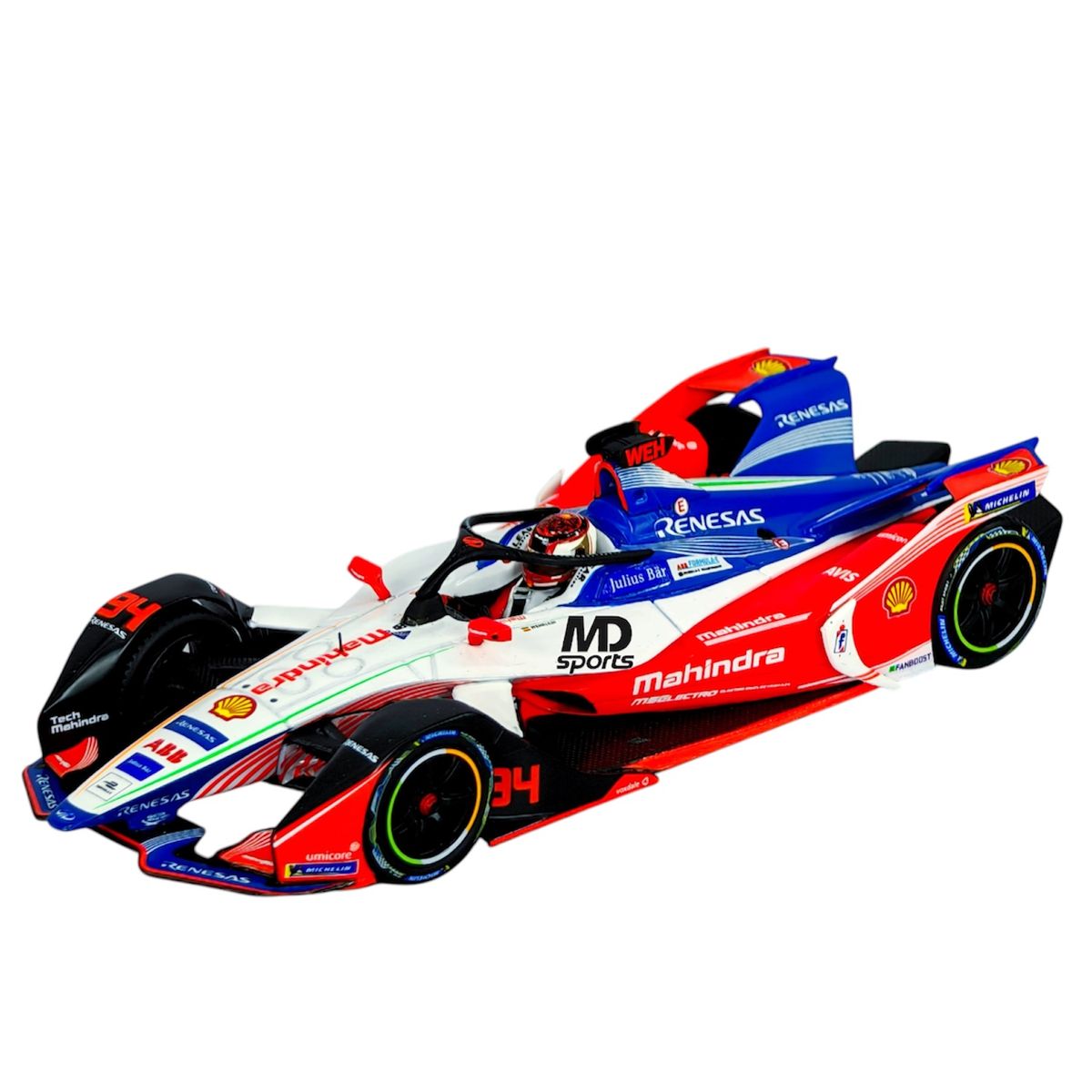 FORMULA 1 - Auto Formula E Mahindra Season 5 2019 #94 Pascal Wehrlein Caja Acrilica Minichamps 1:43