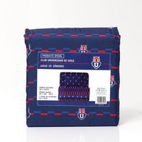 SABANAS MICROFIBRA U DE CHILE AZUL 1.5 PLAZAS