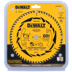 DEWALT - Disco De Sierra 7-1/4''x 5/8'' 60 Dientes DWA271460