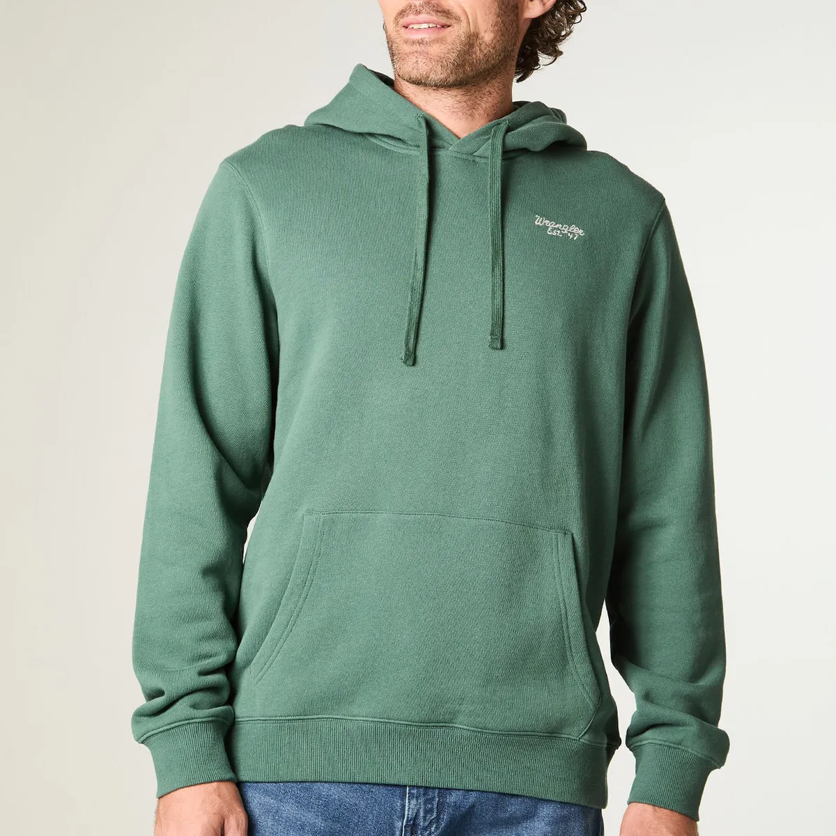 WRANGLER - Poleron Hombre Hoodie Reg Regular Fit Verde