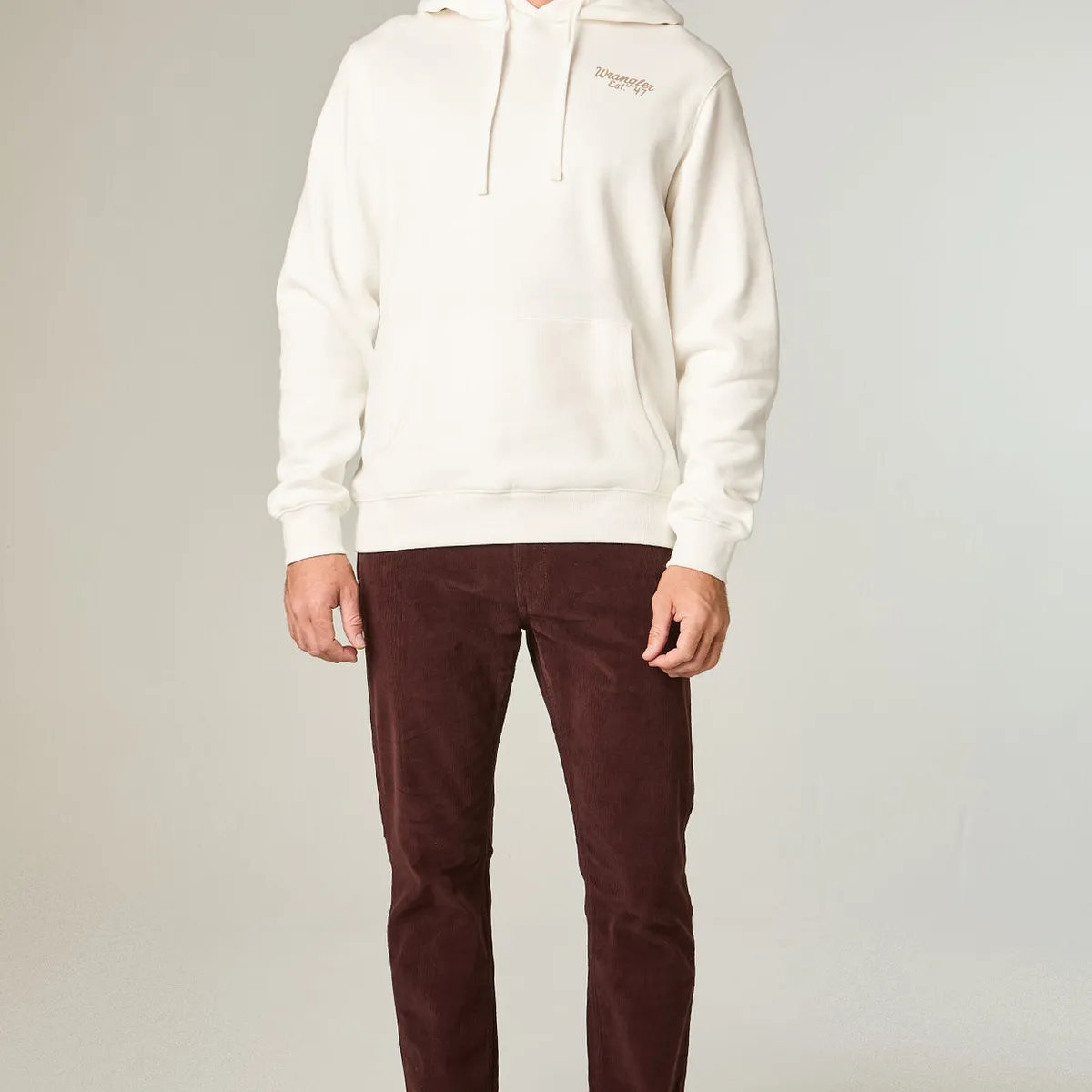 WRANGLER - Poleron Hombre Hoodie Reg Regular Fit Blanco