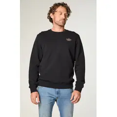 WRANGLER - Poleron Hombre Crewneck Graphic Regular Fit Negro