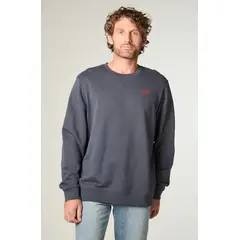 WRANGLER - Poleron Hombre Crewneck Graphic Regular Fit Gris