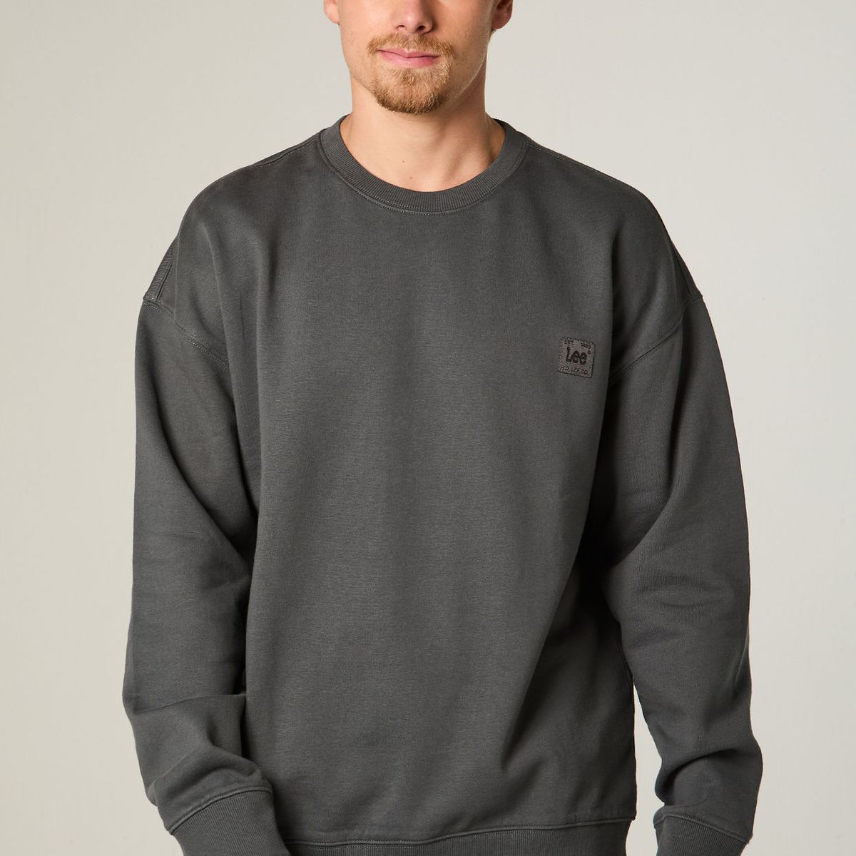 LEE - Poleron Hombre Regular Marengo Label