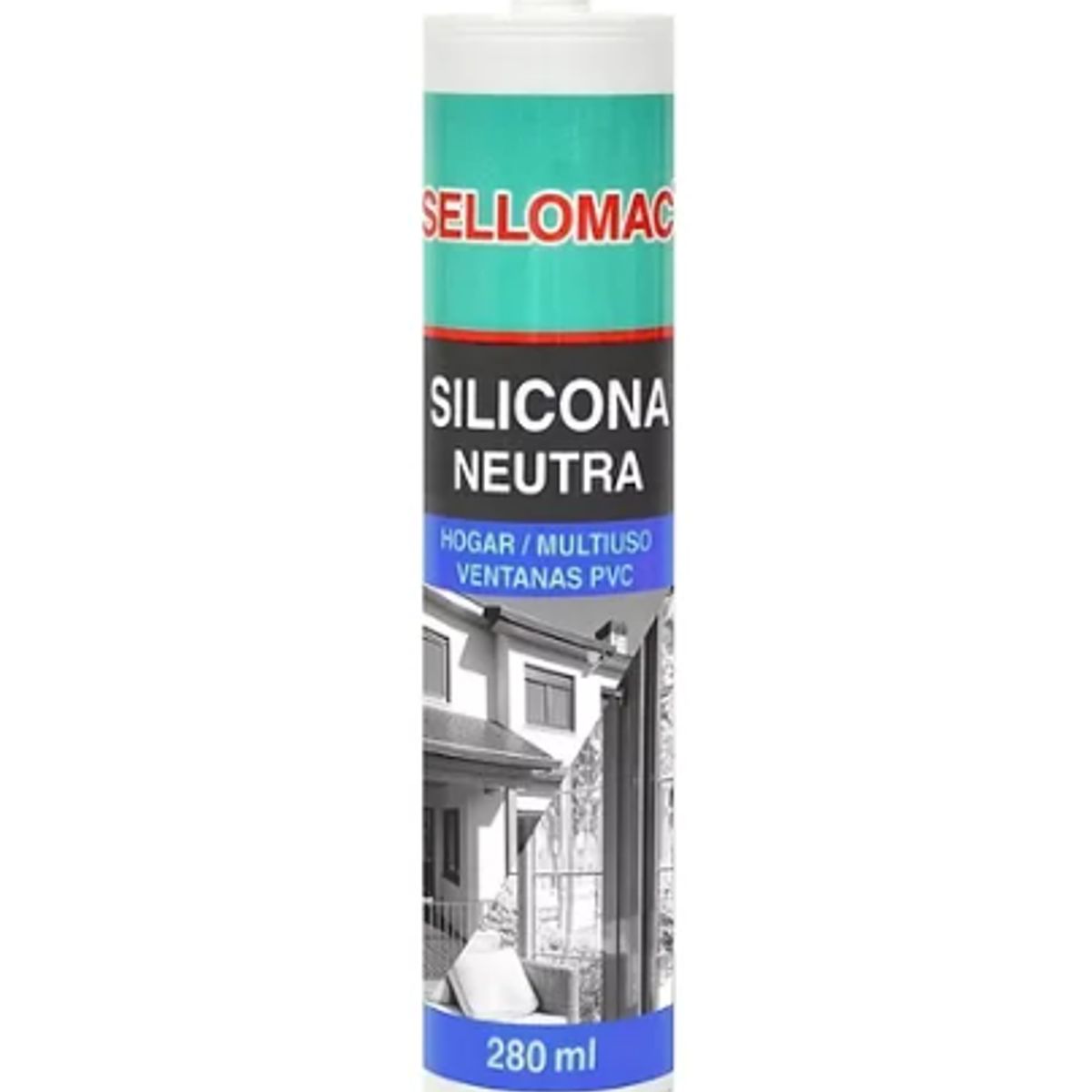 GENERICO - Silicona Neutra 280 Ml. Blanca Sellomac