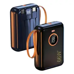 GENERICO - Bateria Externa Power Bank 20000mah Carga Rapida Portatil Negro BELUG