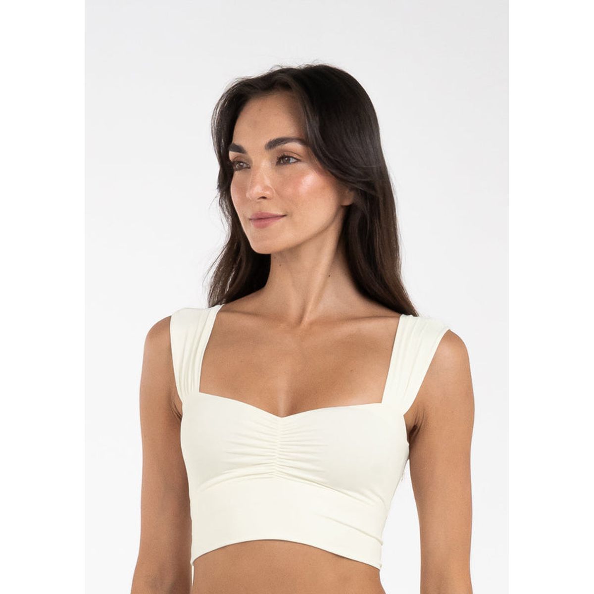 MARALTA - Crop Top Noche Escote Recogido Maralta