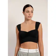 MARALTA - Crop Top Noche Escote Recogido