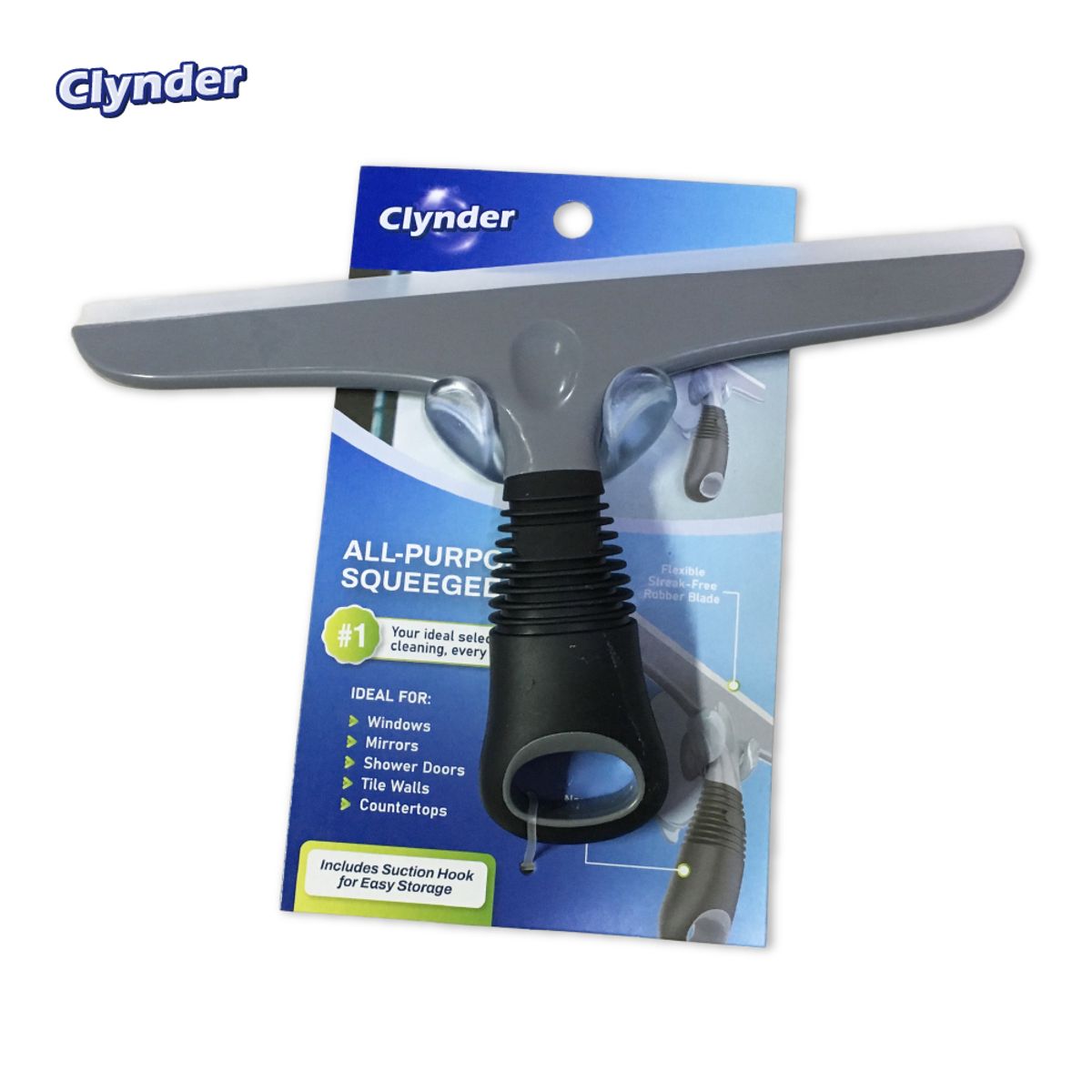 CLYNDER - Limpia Vidrios Multiuso Gray Clynder 1 un