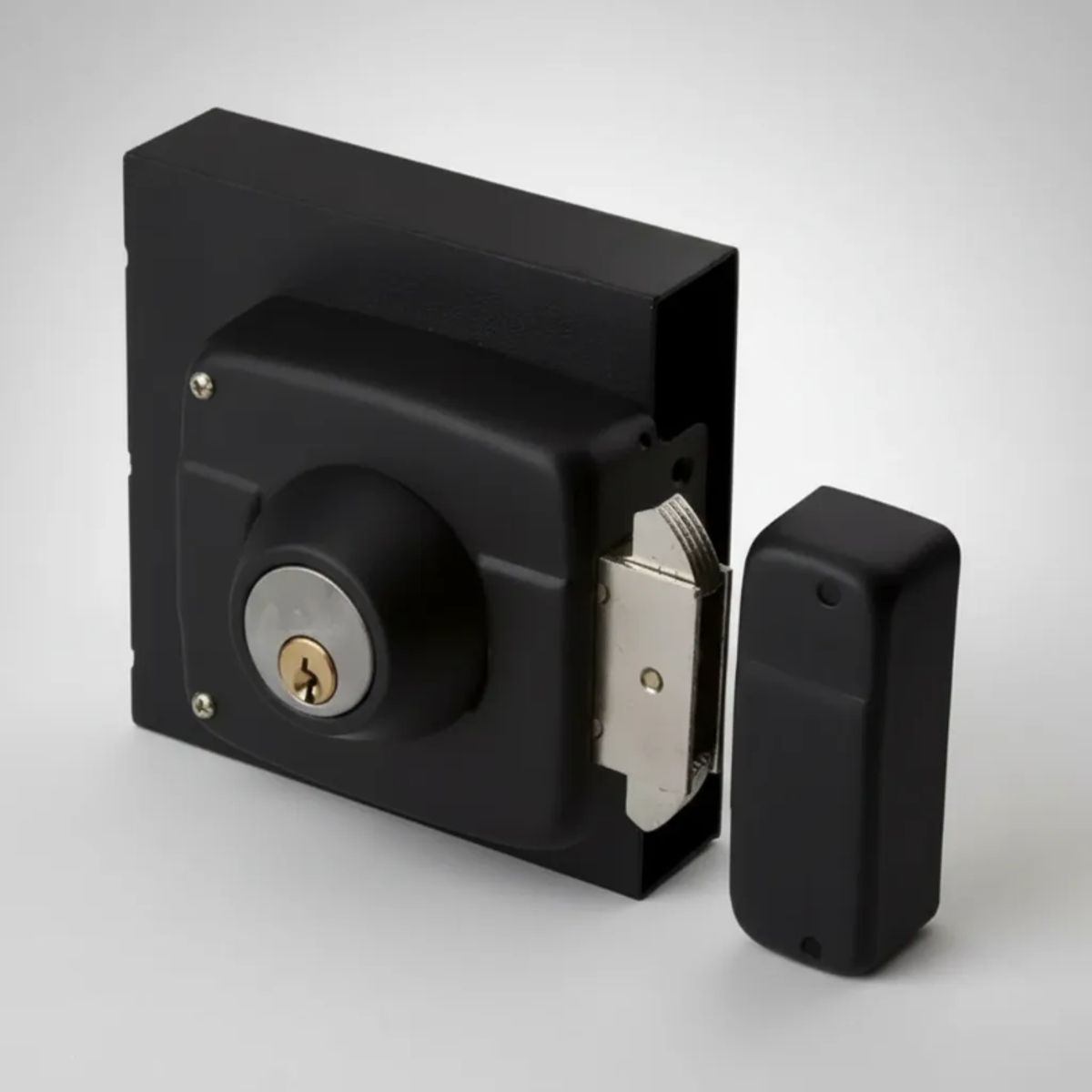 ODIS - Cerradura Sobreponer Odis 393 Puerta Corredera C. Metálica Negro