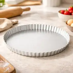 GENERICO - Molde Para Tarta O Kuchen Redondo Acanalado