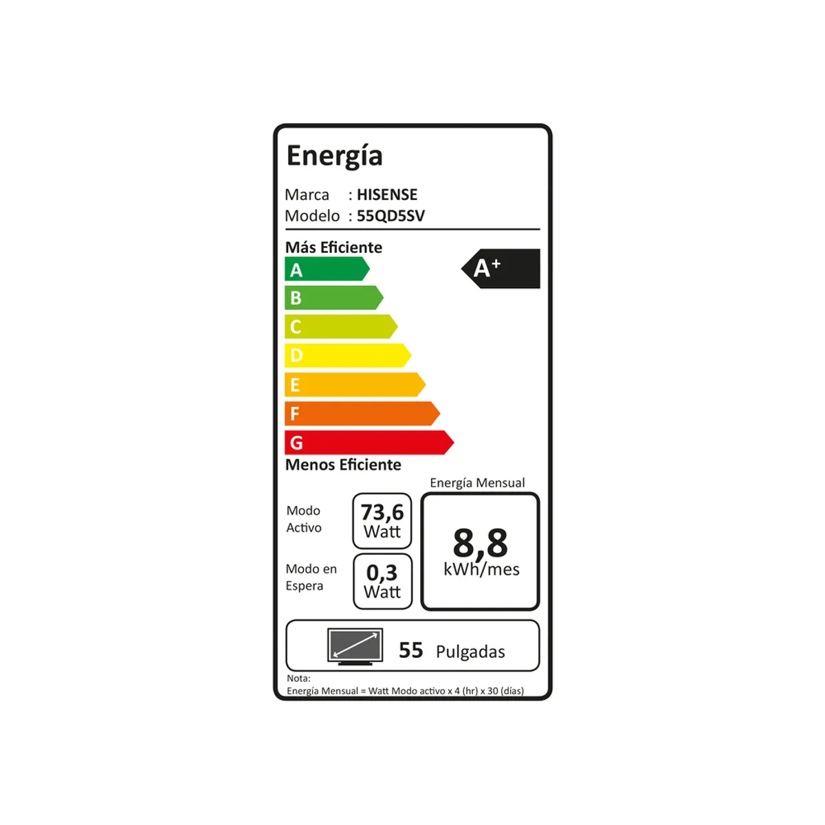 HISENSE - SMART TV 55 QLED 4K UHD 55QD5SV