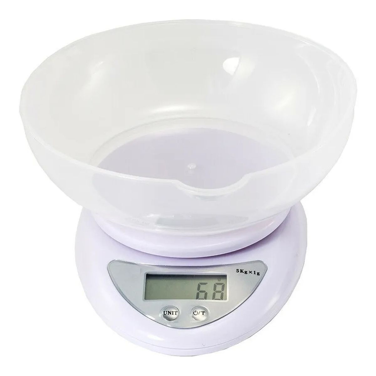 GENERICO - Balanza digital de cocina con recipiente