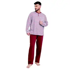 MONA - Pijama Masculina a Rallas
