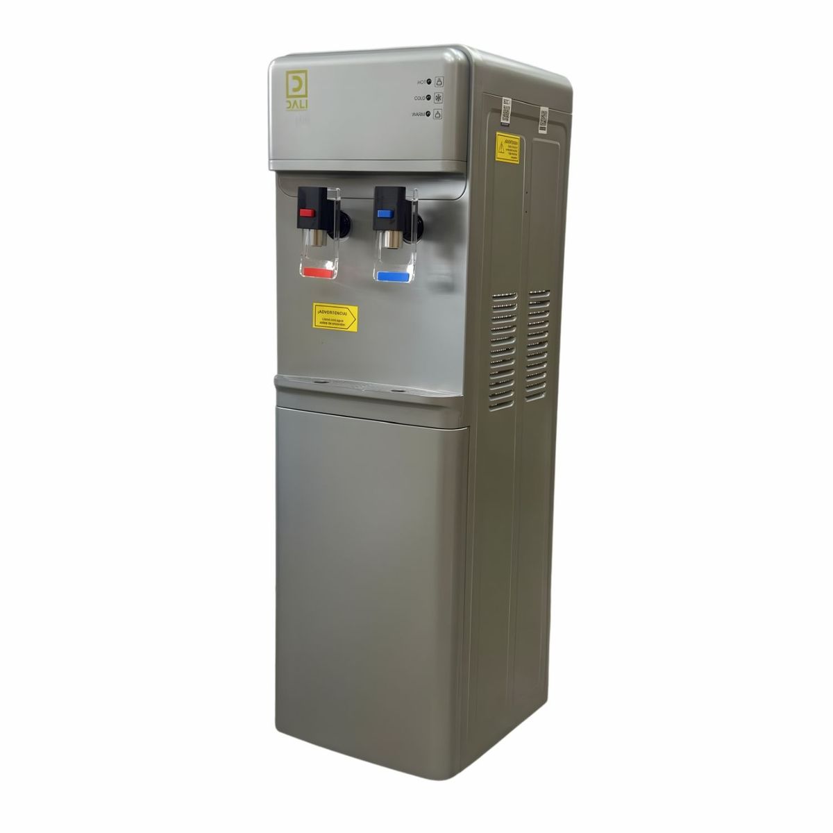 DALI - Dispensador de Agua Frío-Caliente Compresor Seguro de Niños Premium Gris Acero