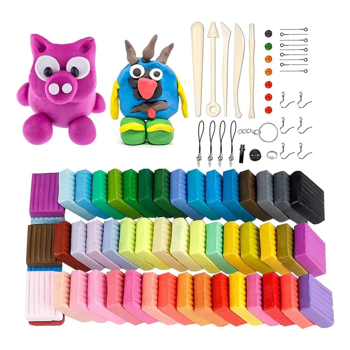 GENERICO - Juego De 50 Colores De Arcilla De Barro Suave