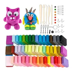 GENERICO - Juego De 50 Colores De Arcilla De Barro Suave