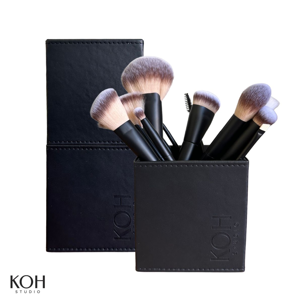 KOH STUDIO - Set 13 Brochas De Maquillaje Profesional Essential Koh